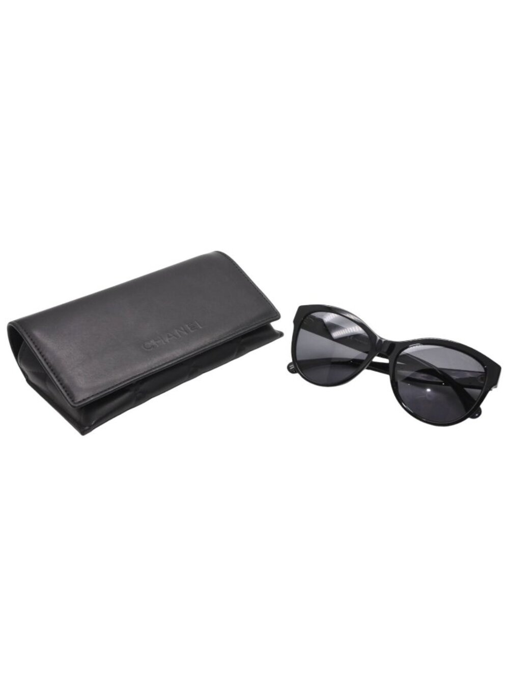 Chanel Sunglasses Eyewear T8 CC Logo Black